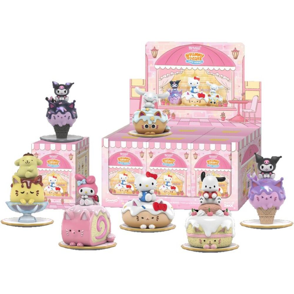 Nyammy Treats: Sanrio Cafe Series 6pc Blind Box PDQ  COLLECTIBLES